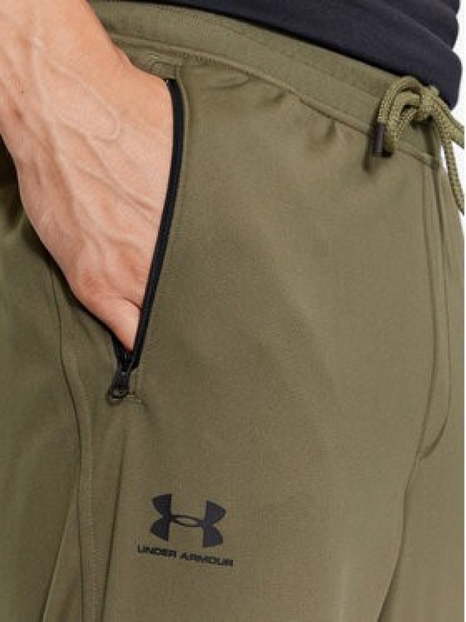 Under Armour Spodnie dresowe Sportstyle Tricot Jogger 1290261 Khaki Loose Fit