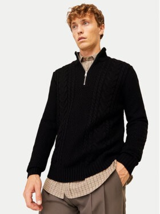 Jack&Jones Sweter Craig 12260826 Czarny Regular Fit