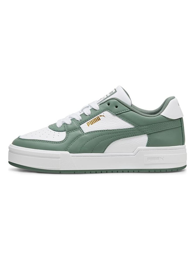 Puma Skórzane sneakersy "CA Pro Classic" w kolorze zielono-białym rozmiar: 42,5