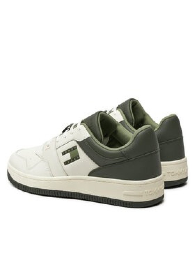 Tommy Jeans Sneakersy Tjm Basket Leather EM0EM01434 Zielony