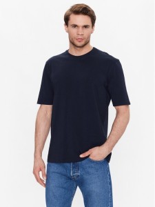 Sisley T-Shirt 3I1XS101J Granatowy Regular Fit