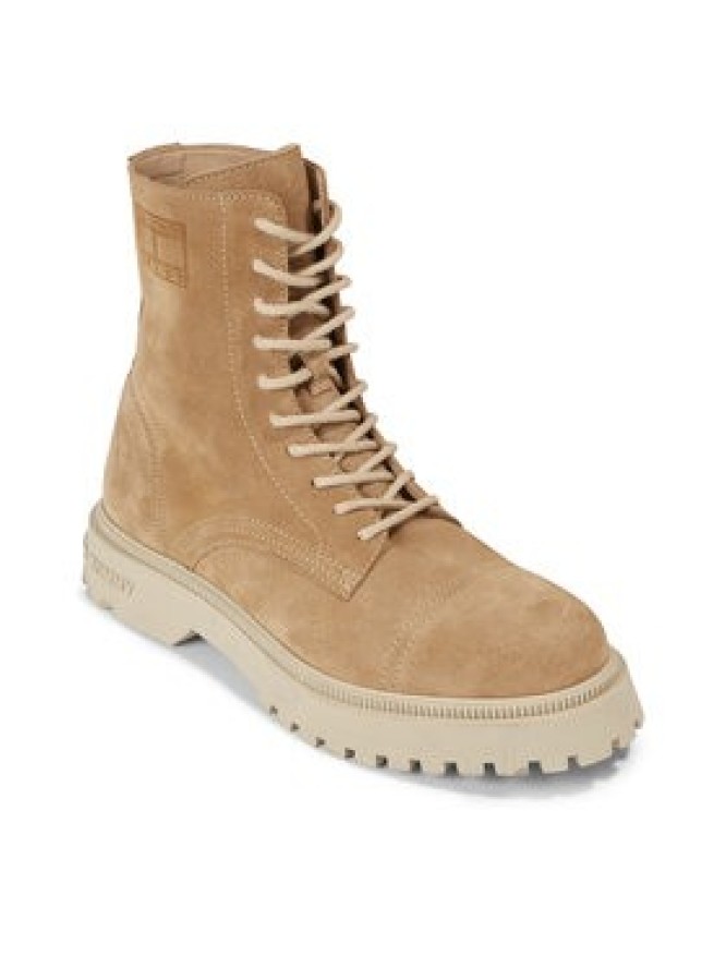 Tommy Jeans Trzewiki Tjm Casual Boot Suede EM0EM01336 Khaki