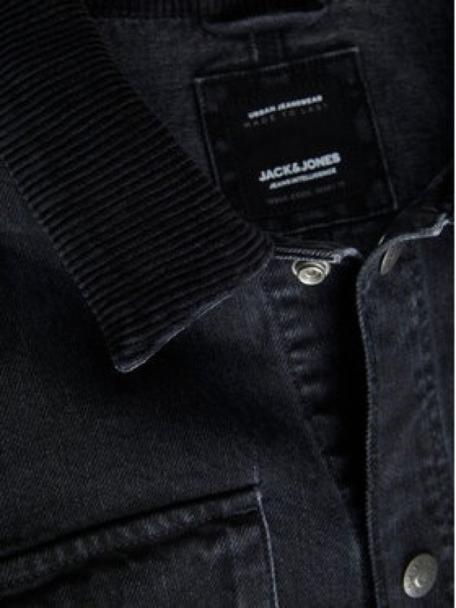 Jack&Jones Kurtka jeansowa Steel 12231169 Czarny Regular Fit