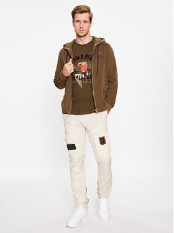 Aeronautica Militare Bluza 232FE1805J608 Khaki Regular Fit