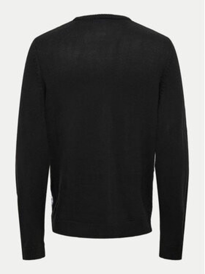 Only & Sons Sweter Xmas 22031170 Czarny Regular Fit