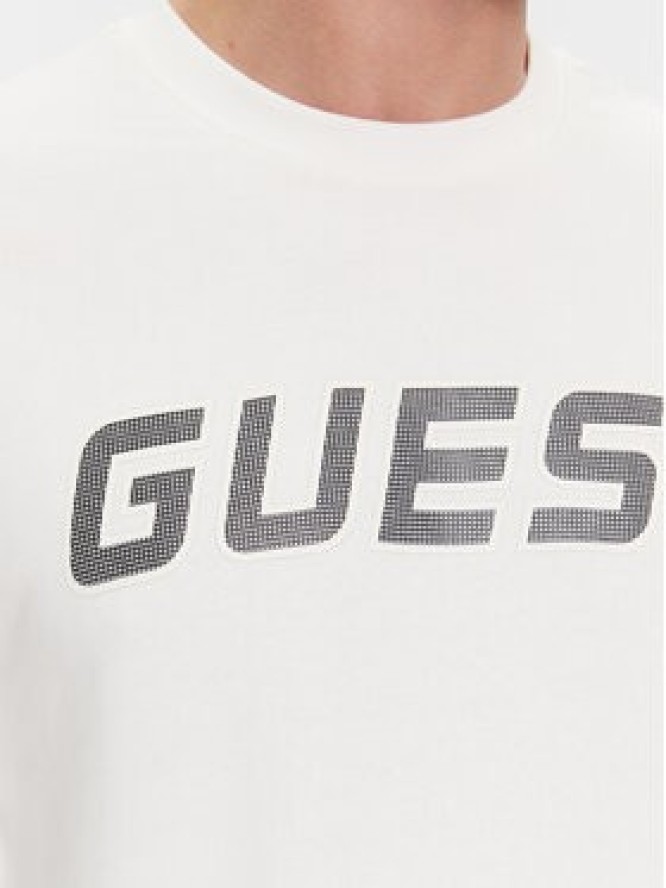 Guess Bluza Medgar Z4RQ13 KBK32 Biały Regular Fit