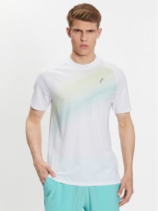 Head T-Shirt Performance 811413 Biały Regular Fit