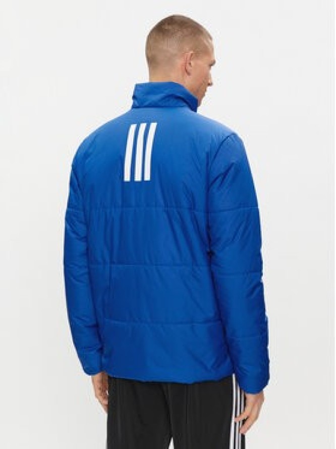 adidas Kurtka puchowa Bsc 3-Stripes HE1458 Niebieski Regular Fit