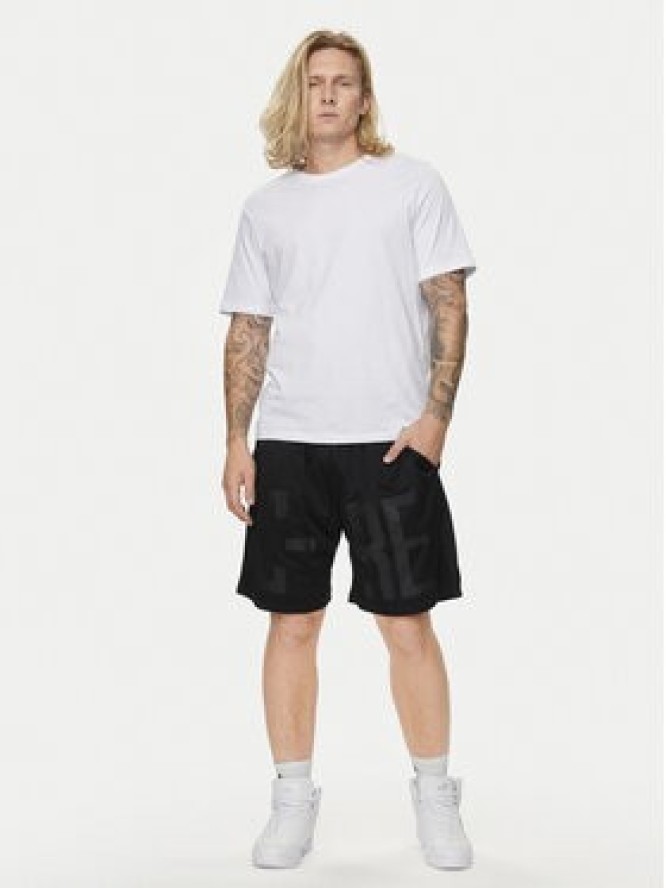 Jack&Jones Szorty sportowe Chicago 12253130 Czarny Loose Fit