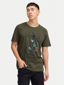 Blend T-Shirt 20717748 Zielony Regular Fit