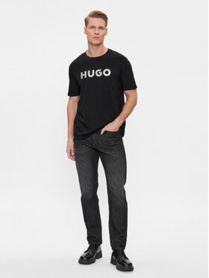 Hugo T-Shirt Dulivio 50506996 Czarny Regular Fit