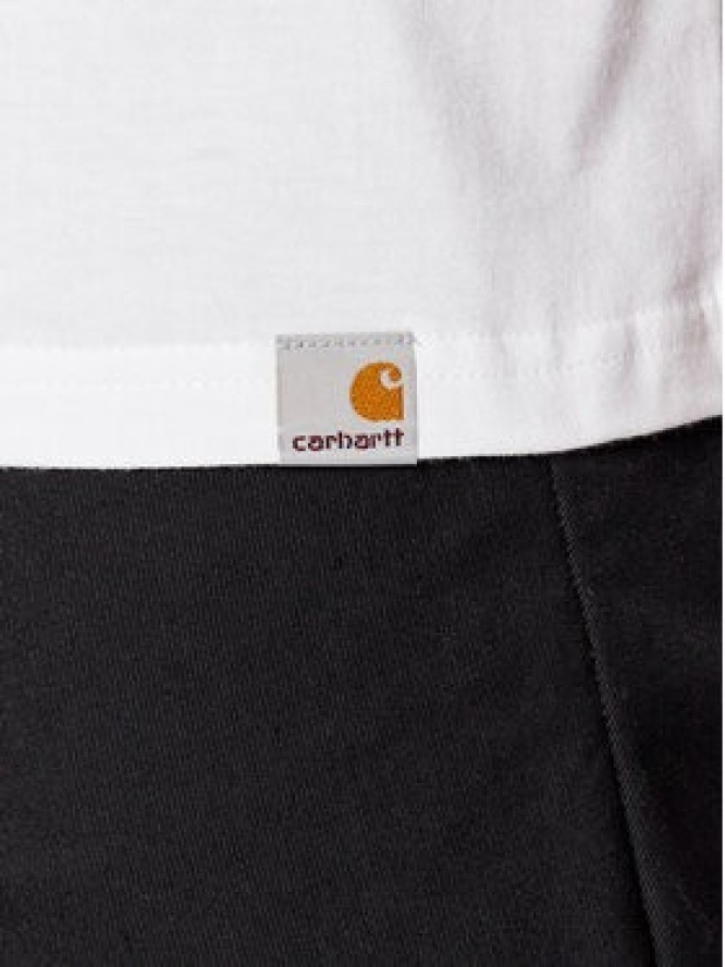 Carhartt WIP T-Shirt Upside Down I030209 Biały Loose Fit