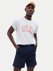 Gap T-Shirt 664011-02 Biały Regular Fit