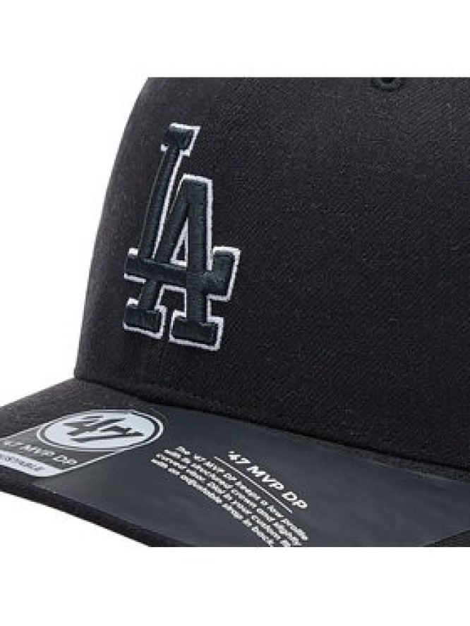 47 Brand Czapka z daszkiem Mlb Los Angeles Dodgers Cold Zone B-CLZOE12WBP-BKB Czarny