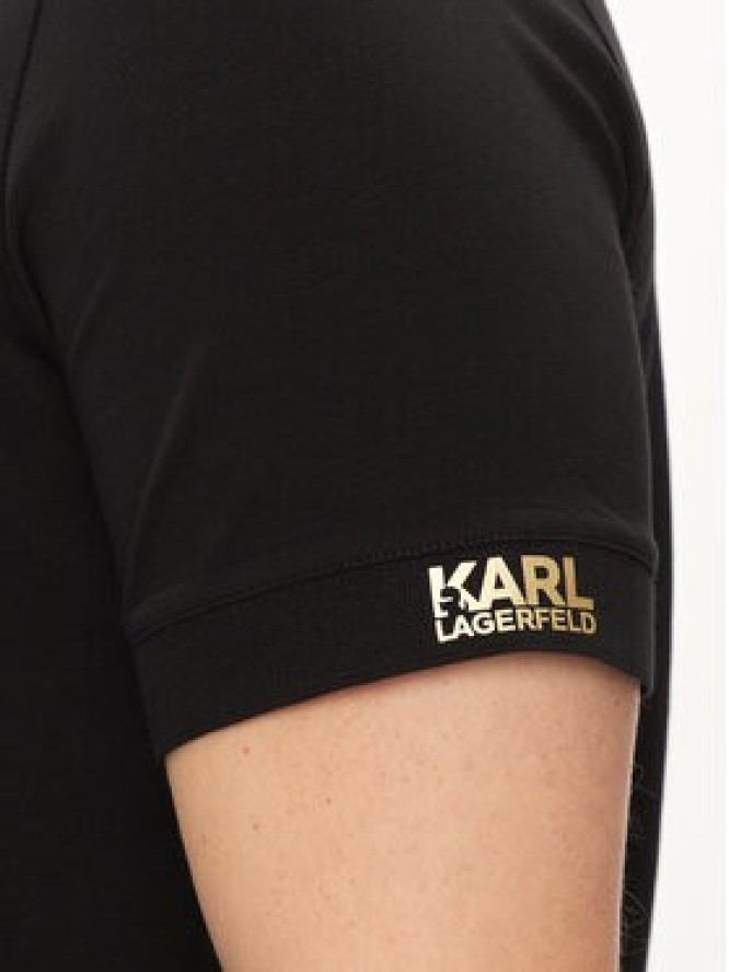 KARL LAGERFELD T-Shirt 755024 542221 Czarny Regular Fit