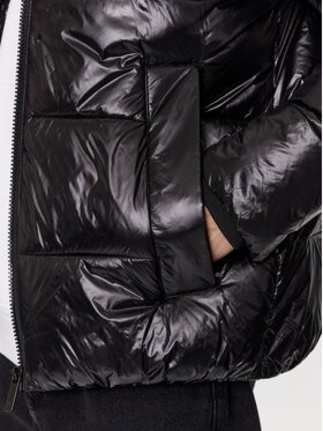 Calvin Klein Kurtka przejściowa Glossy K10K112739 Czarny Regular Fit