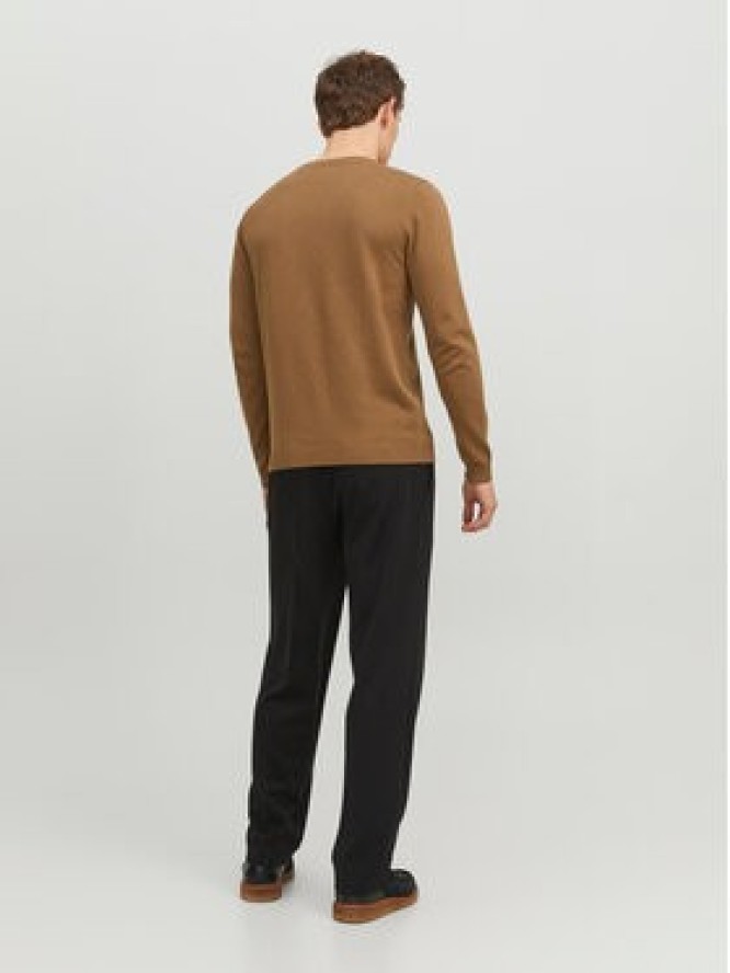 Jack&Jones Sweter 12137190 Brązowy Regular Fit