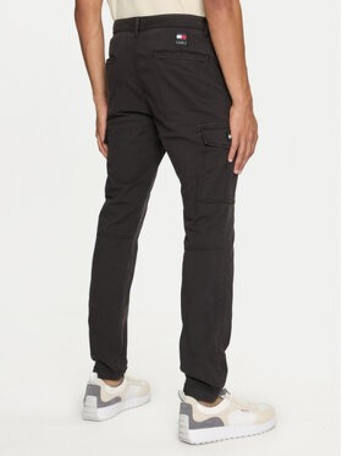 Tommy Jeans Spodnie materiałowe Austin DM0DM19489 Czarny Regular Fit