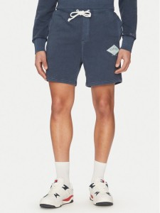 Tommy Jeans Szorty sportowe Varsity DM0DM20936 Granatowy Regular Fit