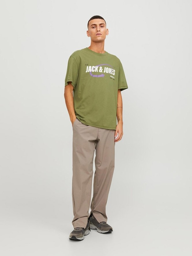 Jack & Jones Koszulka w kolorze khaki rozmiar: M