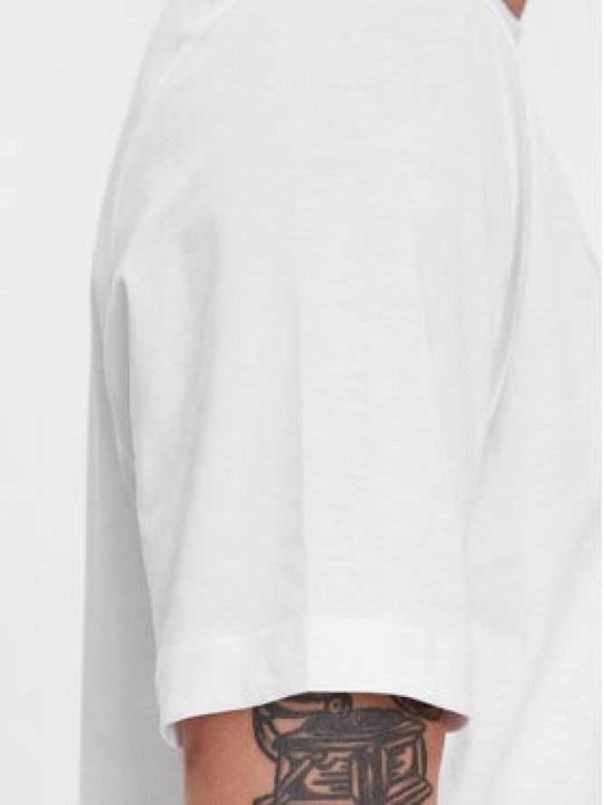 Kappa T-Shirt Cromen 303HZ70 Biały Regular Fit