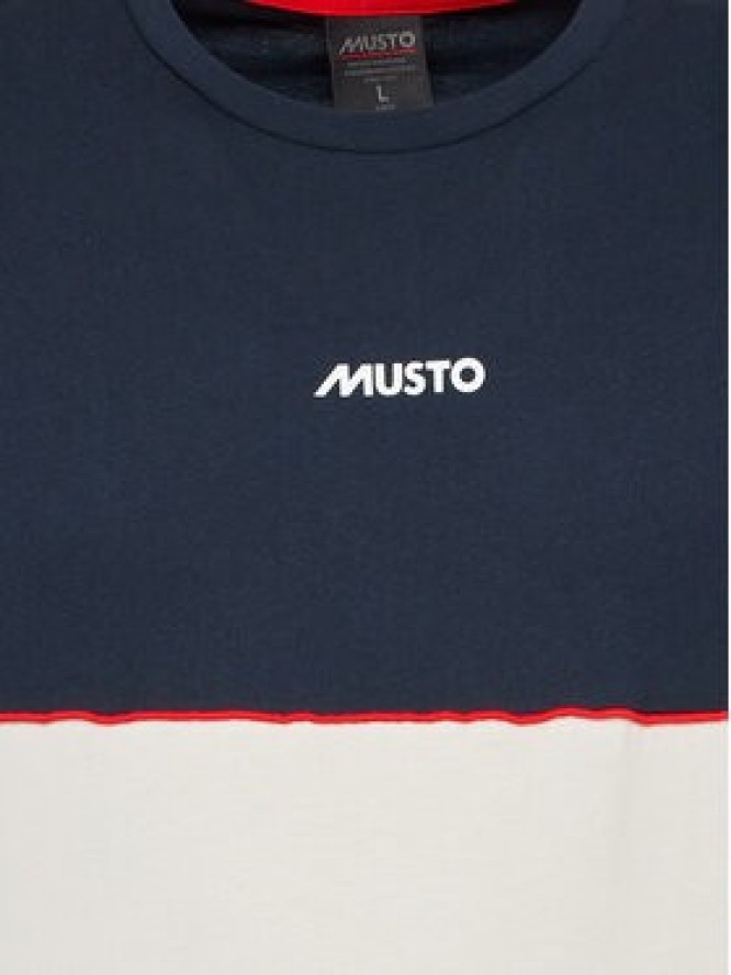 Musto T-Shirt 64 Channel 82505 Granatowy Regular Fit