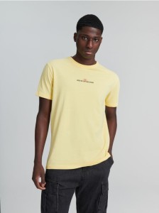 Koszulka z nadrukiem - żółty