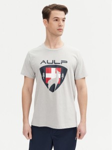Aulp T-Shirt Roque Szary Regular Fit