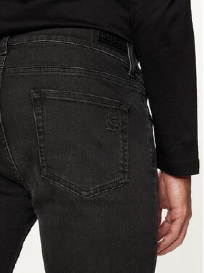 KARL LAGERFELD Jeansy 265801 544835 Czarny Slim Fit