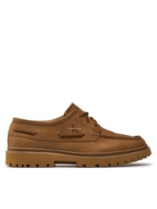 Calvin Klein Jeans Półbuty Hybrid Boat Shoe Slipon Lh Btw YM0YM00937 Brązowy