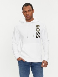 Boss Bluza 50481746 Biały Regular Fit