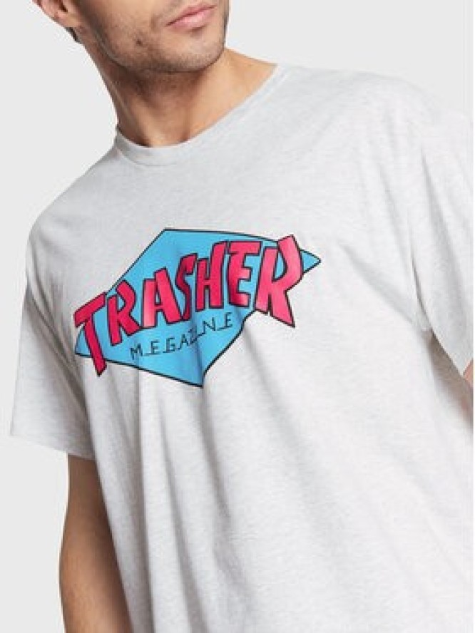 Thrasher T-Shirt Trasher Szary Regular Fit