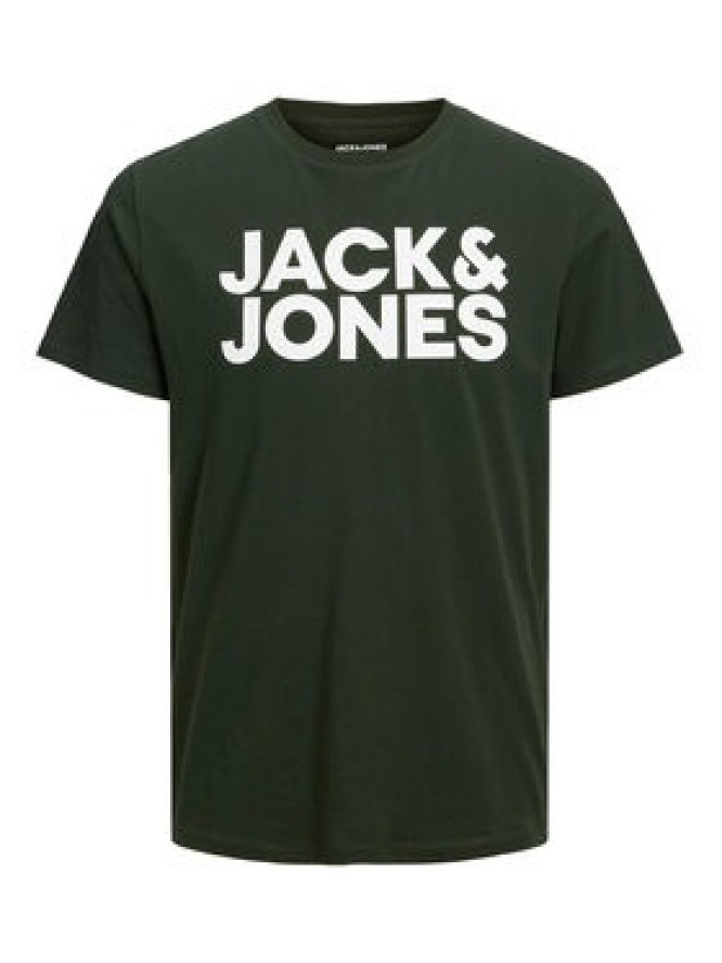 Jack&Jones T-Shirt Corp 12151955 Zielony Standard Fit