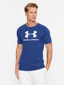 Under Armour T-Shirt Ua Sportstyle Logo Ss 1329590 Niebieski Loose Fit