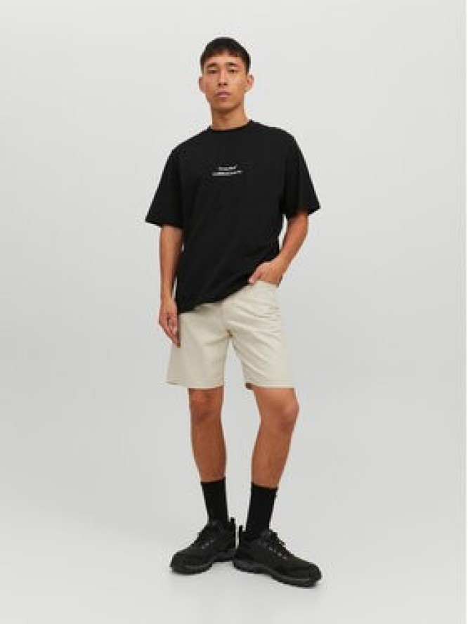 Jack&Jones T-Shirt Grocery 12230754 Czarny Oversize