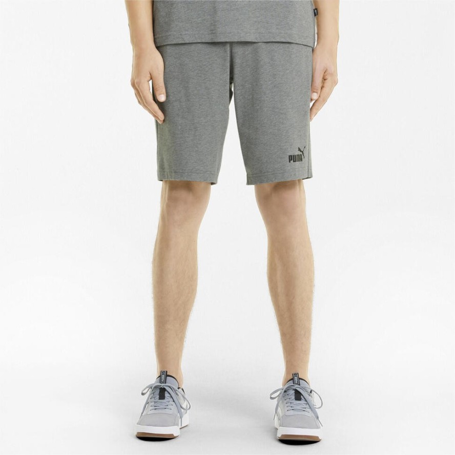 Męskie szorty z dżerseju Essentials PUMA Medium Gray Heather