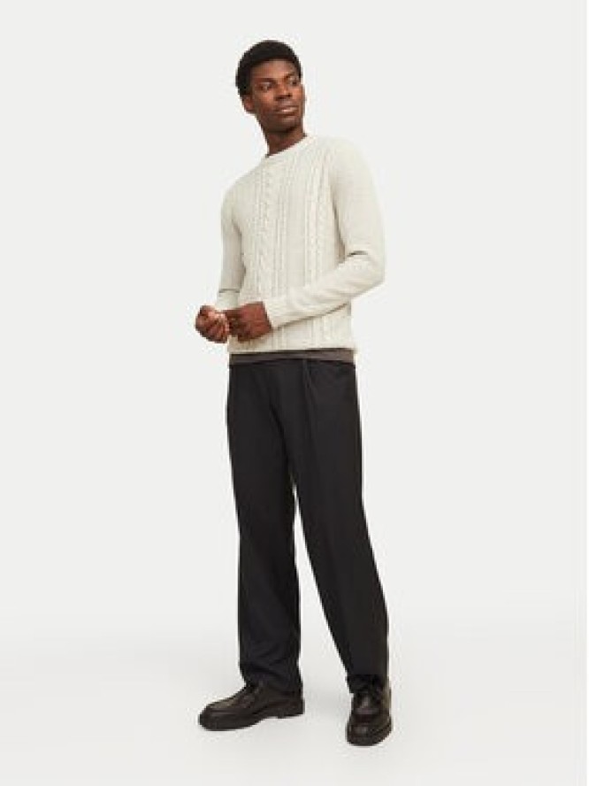 Jack&Jones Sweter Craig 12258480 Écru Regular Fit