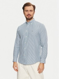 Tommy Hilfiger Koszula Classic MW0MW37549 Zielony Regular Fit
