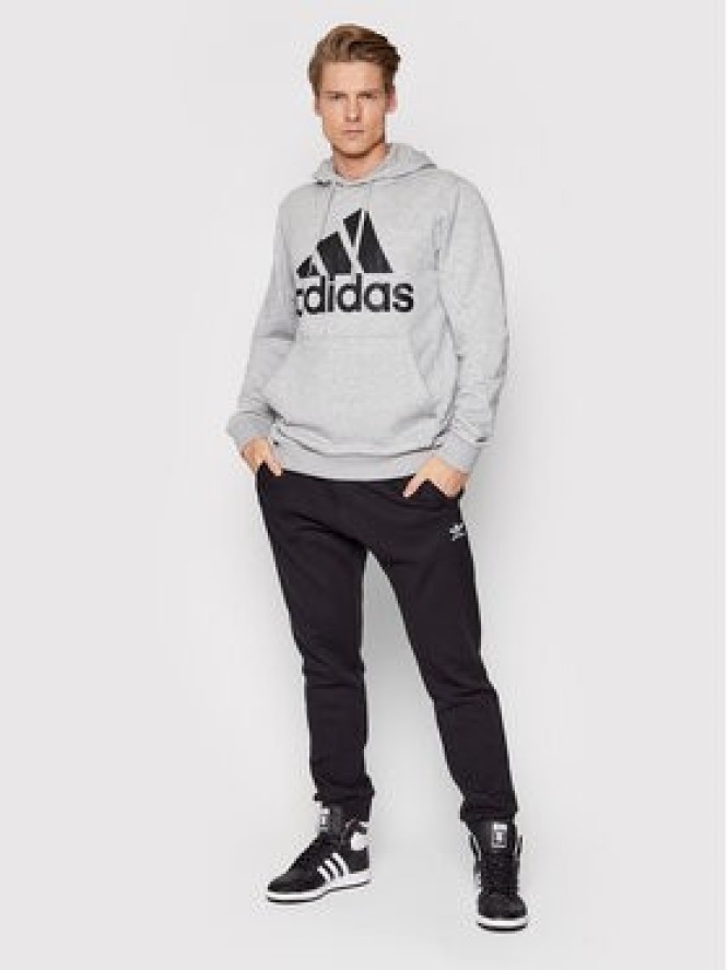 adidas Bluza Essentials Big Logo GK9541 Szary Regular Fit