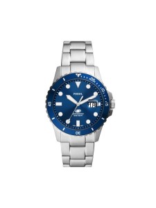 Fossil Zegarek Blue FS6029 Srebrny