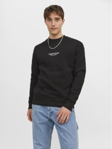 Jack&Jones Bluza Vesterbro 12241694 Czarny Relaxed Fit