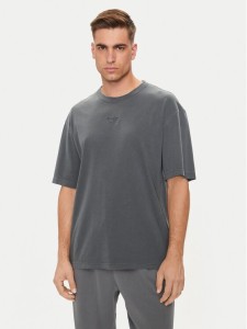 Reebok T-Shirt Identity Washed 100200155 Szary Relaxed Fit