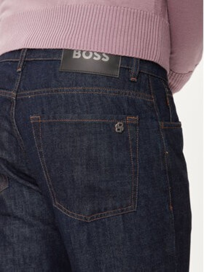 Boss Jeansy 50527760 Granatowy Regular Fit