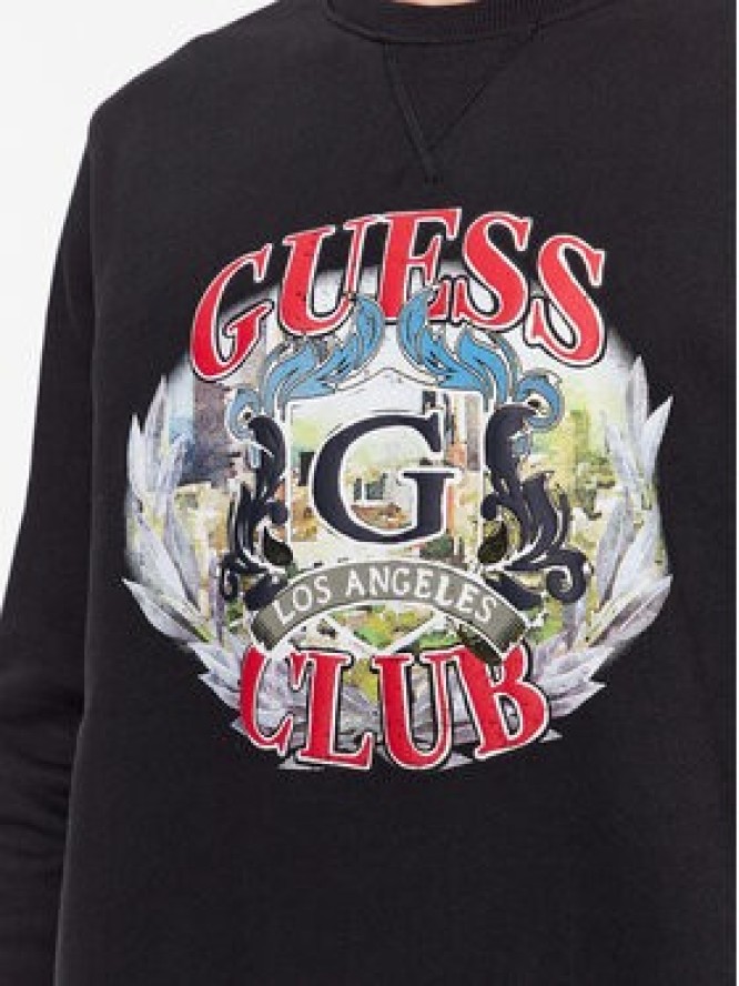 Guess Bluza M3BQ33 KBY51 Czarny Regular Fit