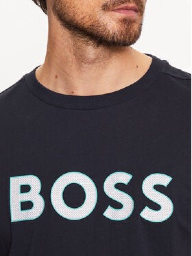 Boss T-Shirt 50488793 Granatowy Regular Fit