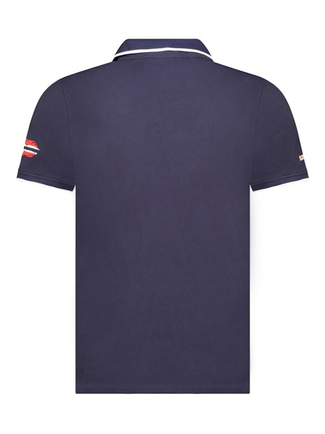 Geographical Norway Koszulka polo "Kara" w kolorze granatowym rozmiar: M