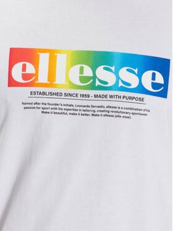 Ellesse T-Shirt Allegrio SHR17634 Biały Regular Fit