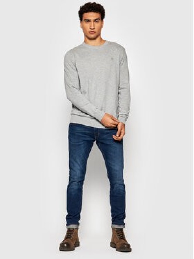 Jack&Jones PREMIUM Sweter Bluray 12192311 Szary Regular Fit