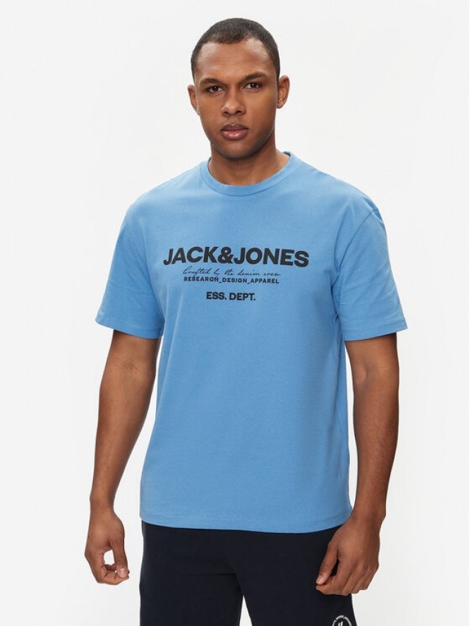 Jack&Jones T-Shirt Gale 12247782 Niebieski Relaxed Fit