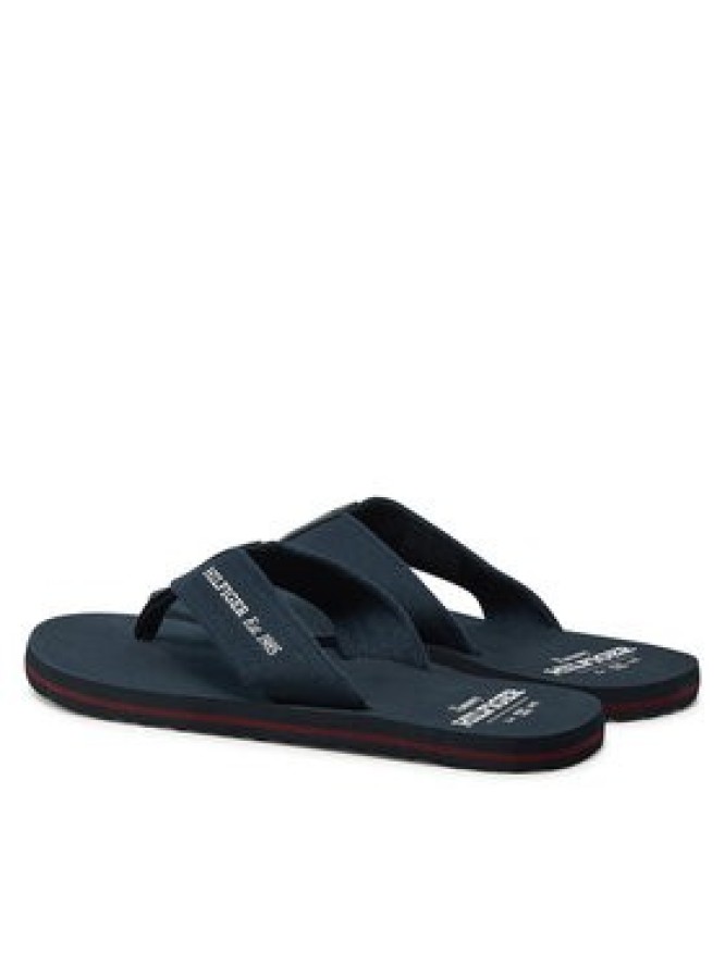 Tommy Hilfiger Japonki Hilfiger 85 Beach Sandal FM0FM05339 Granatowy